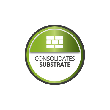 Consolidates substrate