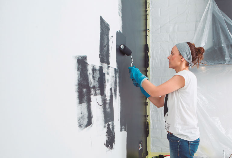 Conductive shielding paint