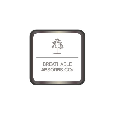 Breathable paint. Absorbs CO2